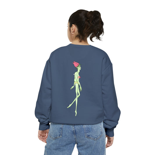 Eldora | Back | Unisex Garment-Dyed Sweatshirt