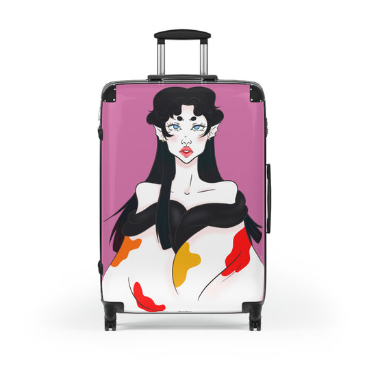 Yuri | Light Pink | Suitcase | Luggage | Matching Suitcases | Carry On Luggage | Travel | Cute Suitcase | Matching Luggage