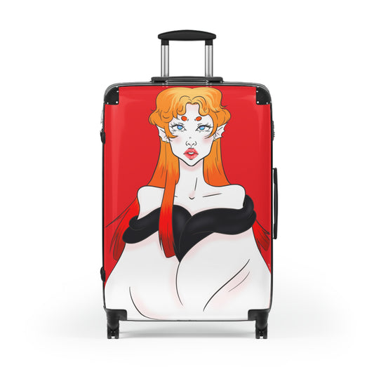 Anna | Front | Red | Suitcase