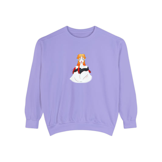 Anna | Front | Unisex Garment-Dyed Sweatshirt